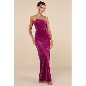ode to love burgundy satin maxi dress Lulus | Dresses | Lulus Style_Short A Line V Neck Size:36 Long Premium satin